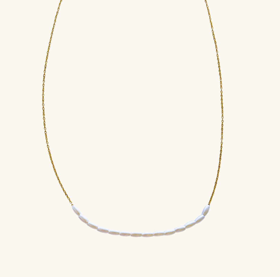 Náhrdelník s perličkami SVOJOV Nerezová ocel