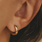 Malé kroužky do uší - nerezové náušnice zlaté