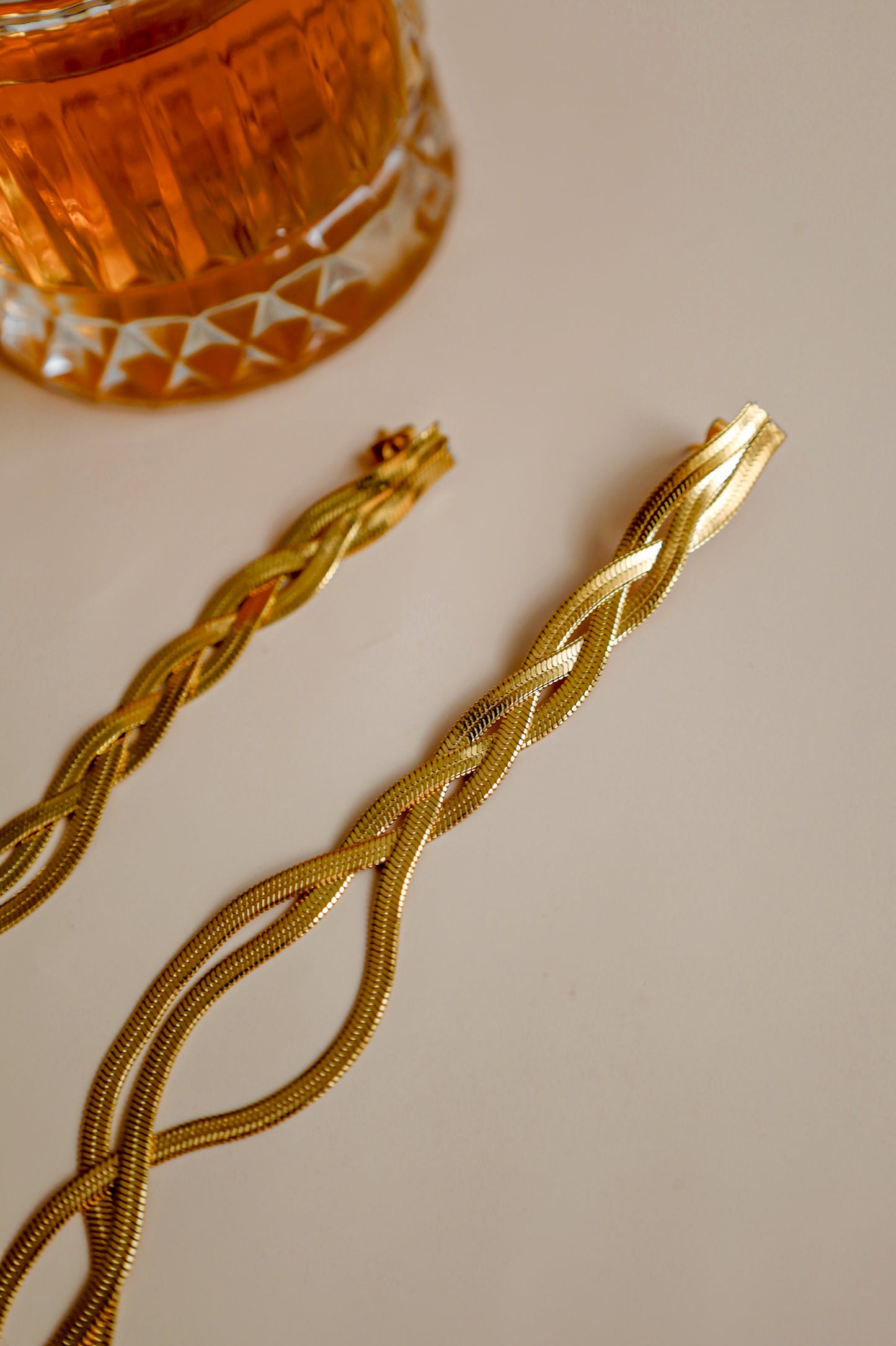 Dlouhé proplétané náušnice NAPLES