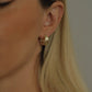 Raw zlaté náušnice lodičky LUCIA