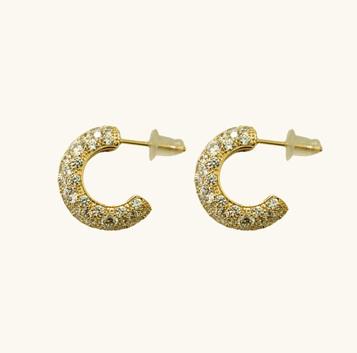 Nejtřpytivější Malé kroužky do uší KISS