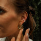 Perličkový nastavitelný Earcuff SEASHELL