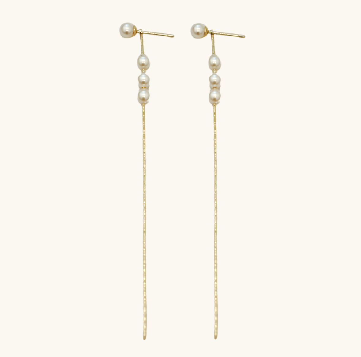 Dlouhé náušnice s perlami SVATÁ