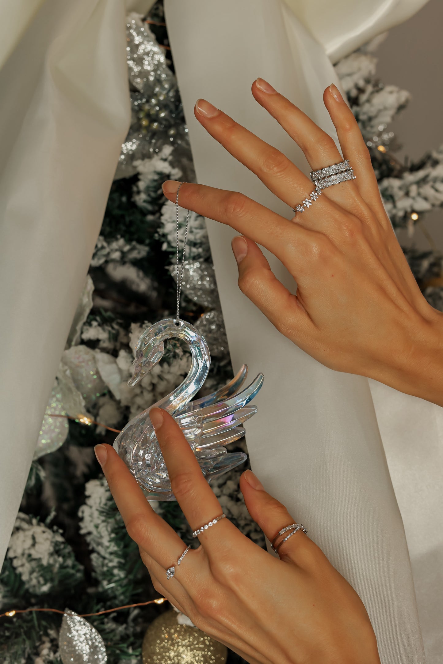 Prstýnek VLOČKA s kamínky