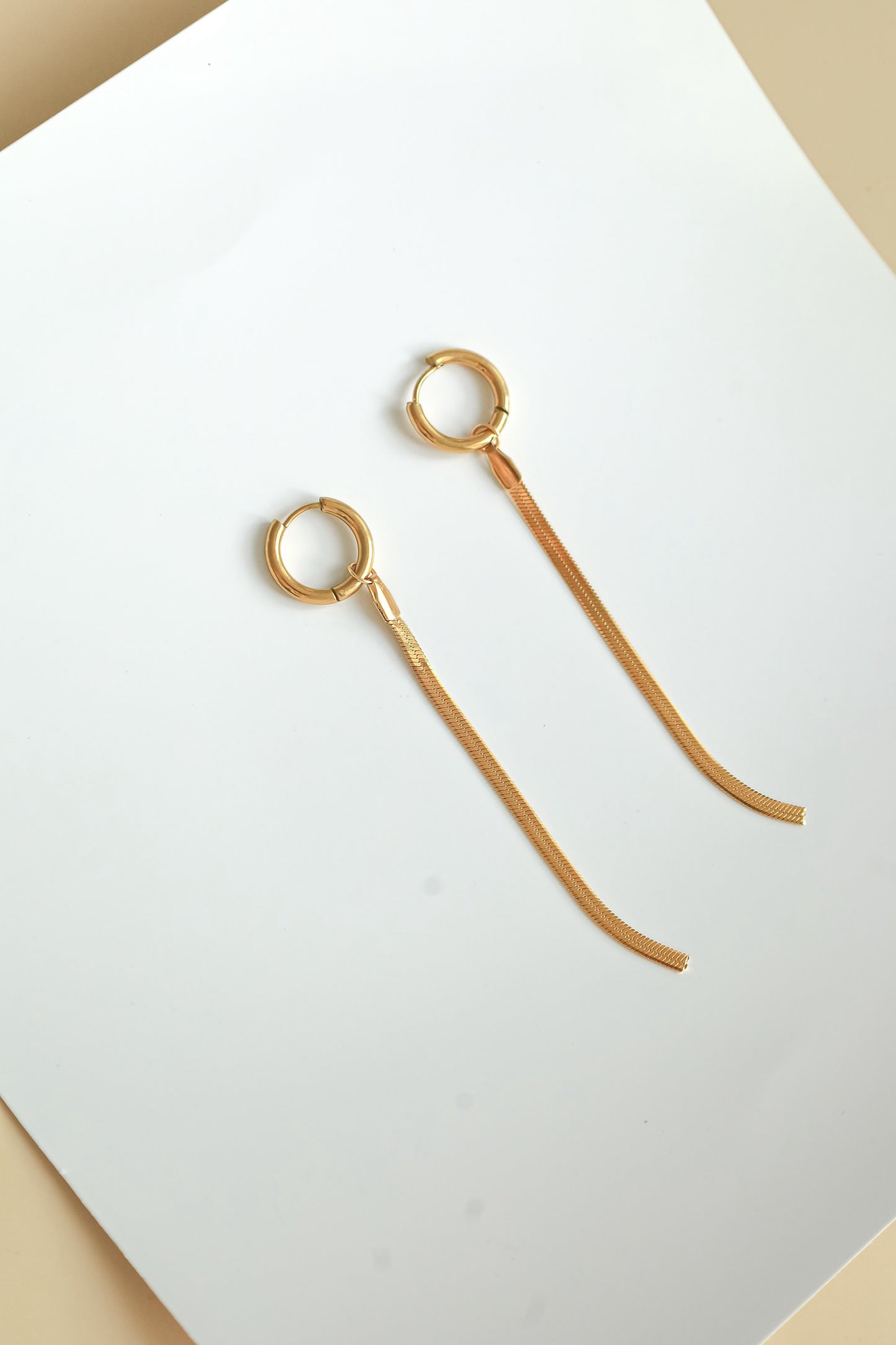 Závěsné kruhové náušnice HILTENY Nerezová ocel