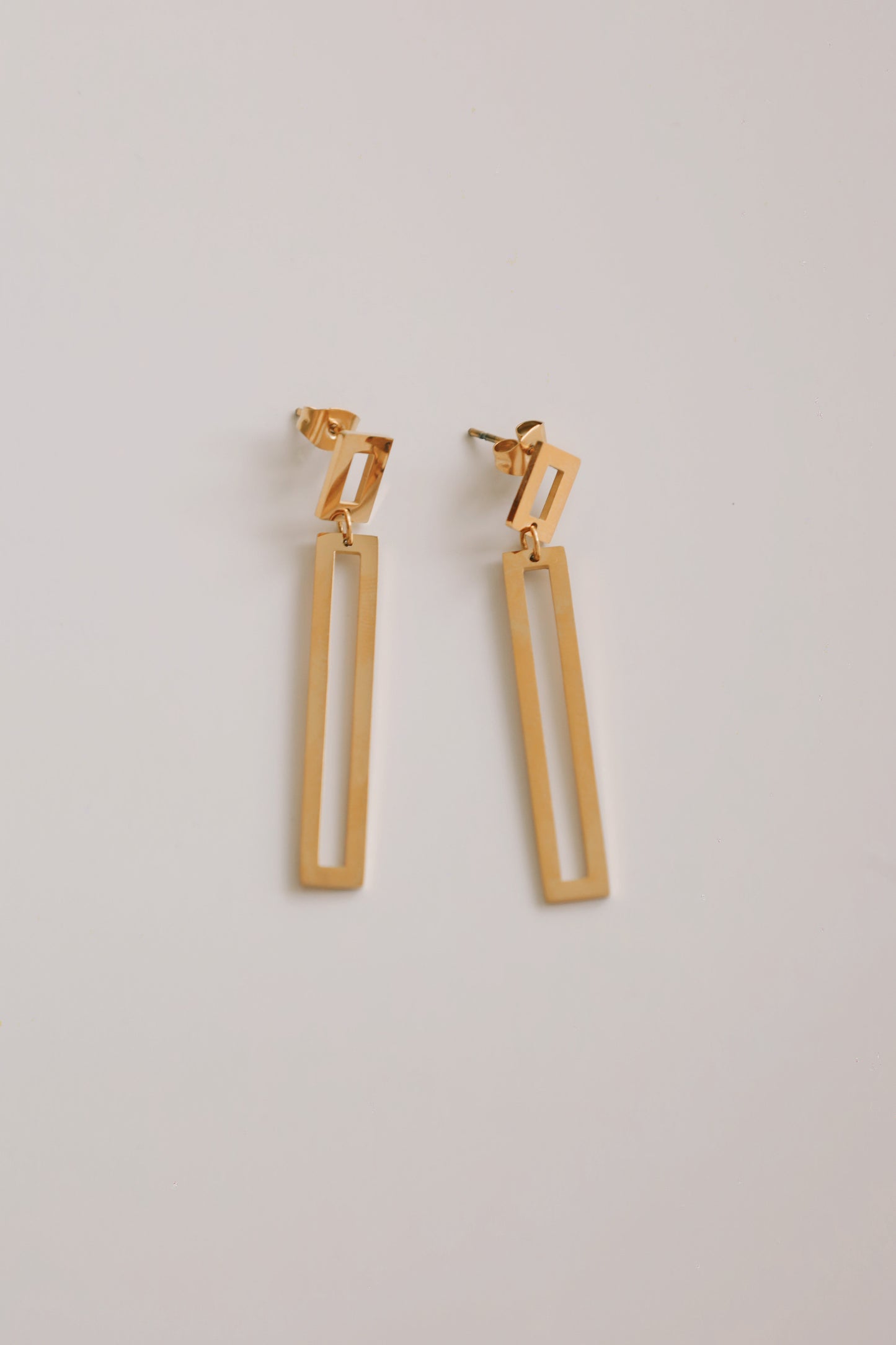 Obdelníkové dlouhé náušnice ESPRIT Nerezová ocel