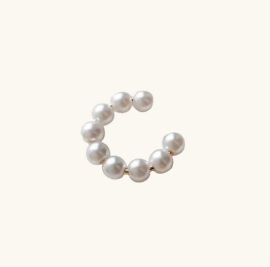 Perličkový nastavitelný Earcuff SEASHELL
