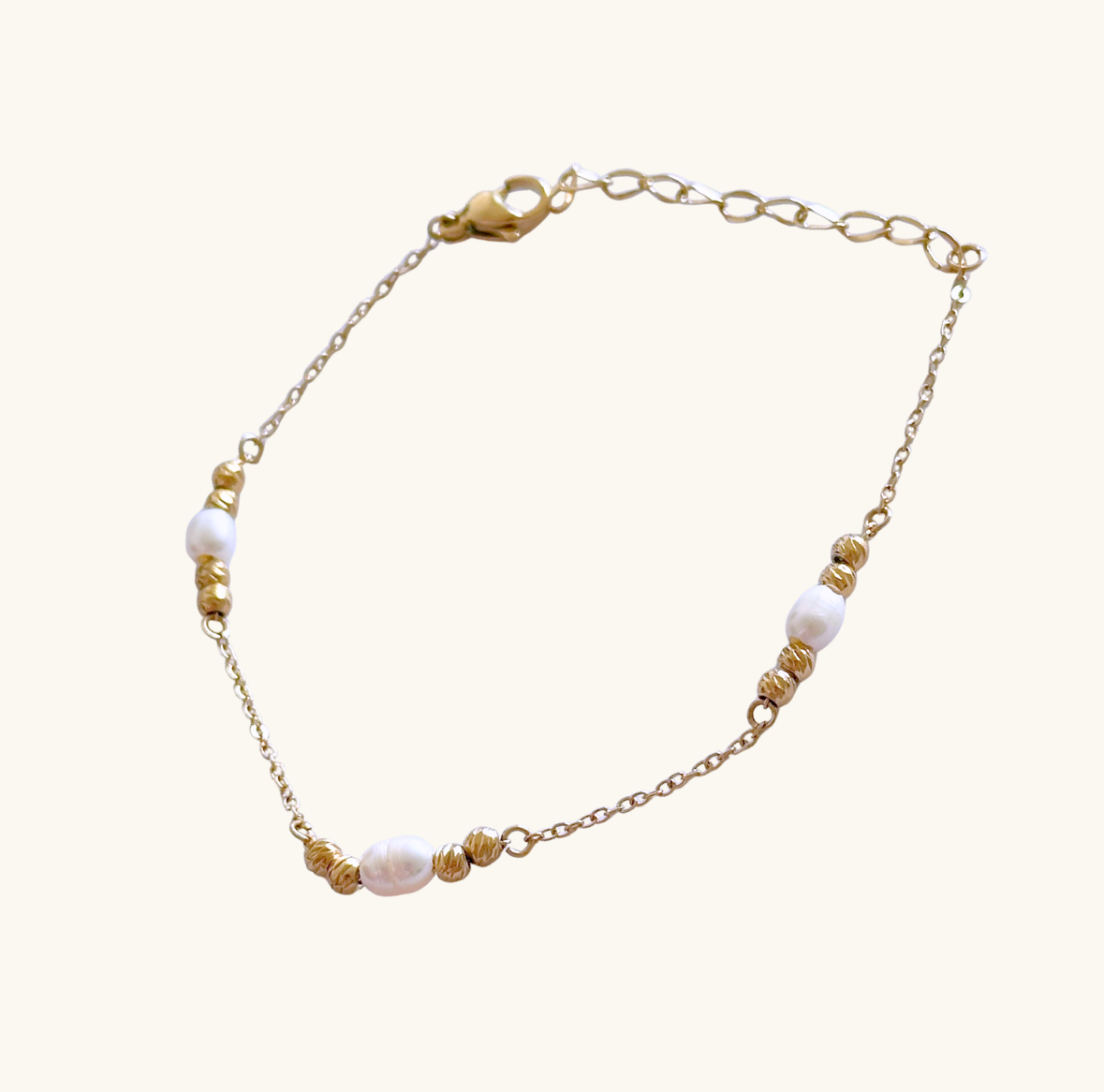 Náramek s perlami WORA Nerezová ocel